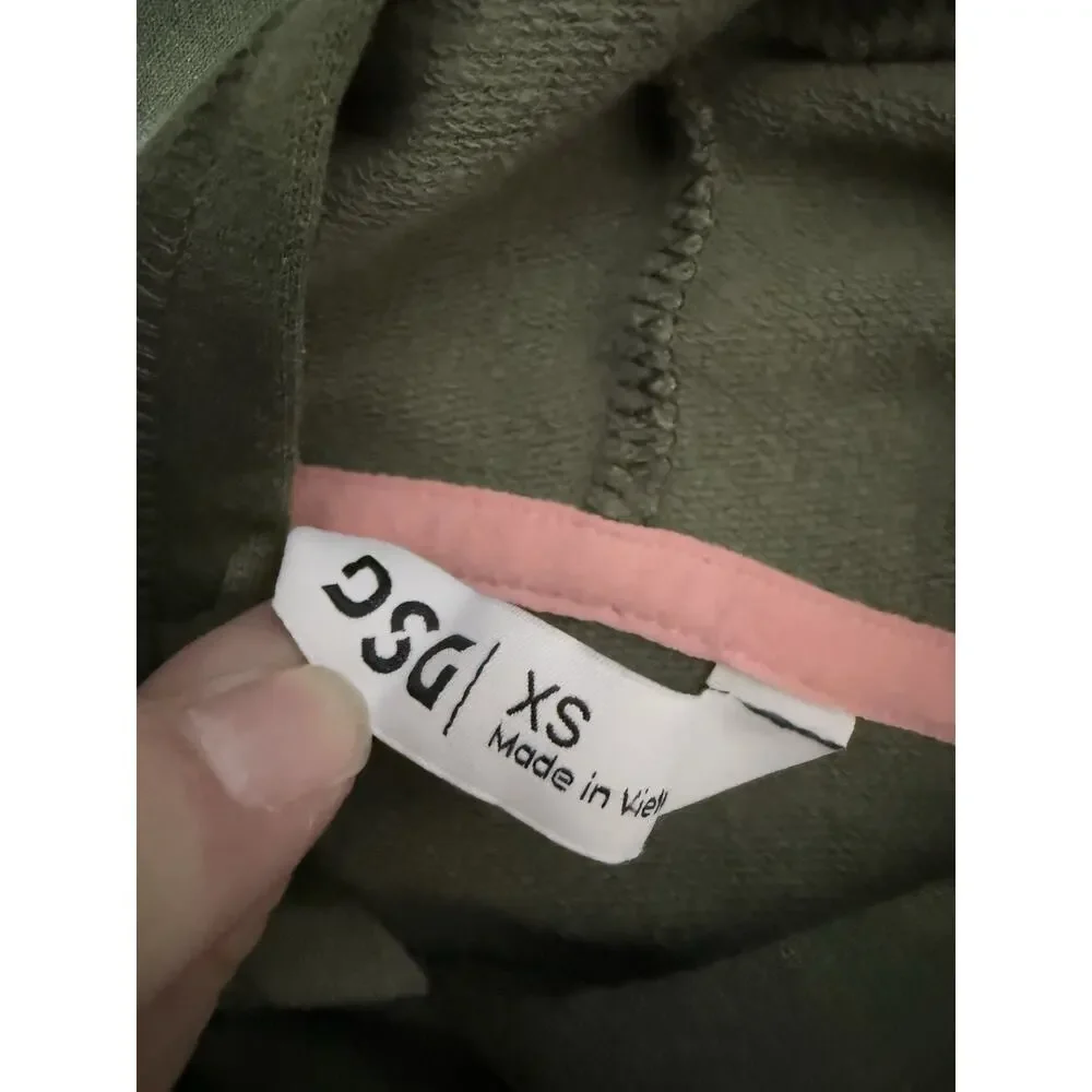 DSG XS Girls Kids Camo Hooded Sweatshirt